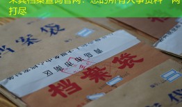 来宾档案查询官网：您的所有人事资料一网打尽