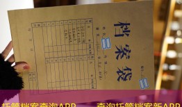 托管档案查询APP——查询托管档案新APP