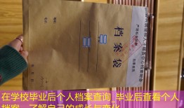 在学校毕业后个人档案查询_毕业后查看个人档案，了解自己的成长与变化。