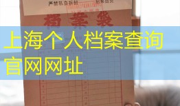 上海个人档案查询官网网址