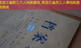 黑龙江省职工个人档案查询_黑龙江省员工人事档案查询系统
