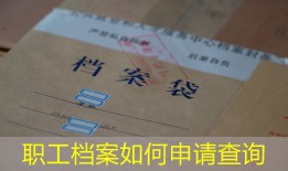 职工档案如何申请查询