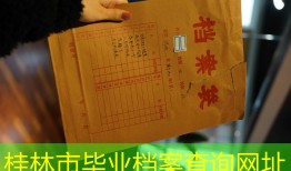 桂林市毕业档案查询网址