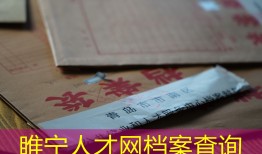 睢宁人才网档案查询