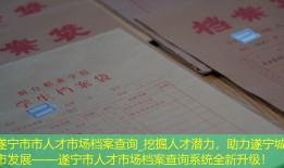 遂宁市市人才市场档案查询_挖掘人才潜力，助力遂宁城市发展——遂宁市人才市场档案查询系统全新升级！