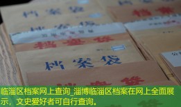 临淄区档案网上查询_淄博临淄区档案在网上全面展示，文史爱好者可自行查询。