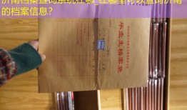 济南档案查询系统在哪_在哪里可以查询济南的档案信息？