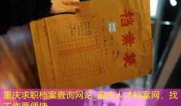 重庆求职档案查询网站_重庆人才档案网，找工作更便捷。