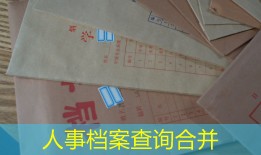 人事档案查询合并
