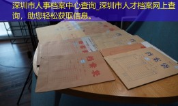 深圳市人事档案中心查询_深圳市人才档案网上查询，助您轻松获取信息。