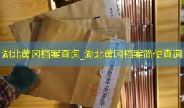 湖北黄冈档案查询_湖北黄冈档案简便查询
