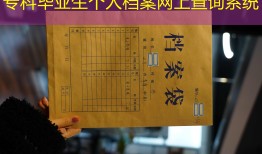 专科毕业生个人档案网上查询系统