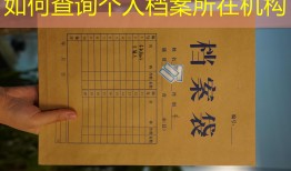 如何查询个人档案所在机构