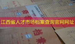 江西省人才市场档案查询官网网址