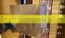 大连开发区人才市场档案查询系统：你的人力资源信赖