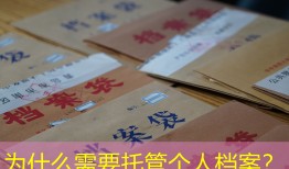 为什么需要托管个人档案？