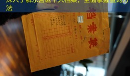 深入了解东营区个人档案，全面掌握查询方法