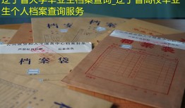 辽宁省大学毕业生档案查询_辽宁省高校毕业生个人档案查询服务