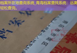 青海档案所在地查询系统_青海档案查找系统：远离繁琐，轻松查询。