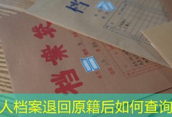 个人档案退回原籍后如何查询？