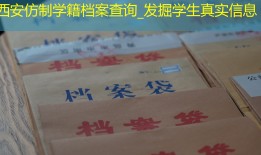 西安仿制学籍档案查询_发掘学生真实信息