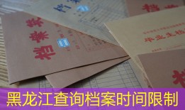 黑龙江查询档案时间限制