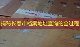 揭秘长春市档案地址查询的全过程