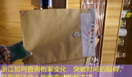 浙江如何查询档案变化：突破时间的阻碍，获取浙江个人档案变动的新方式