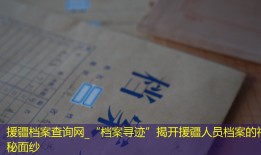 援疆档案查询网_“档案寻迹”揭开援疆人员档案的神秘面纱