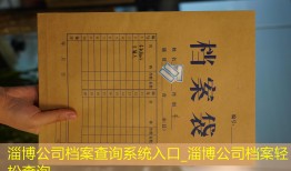淄博公司档案查询系统入口_淄博公司档案轻松查询