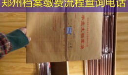郑州档案缴费流程查询电话
