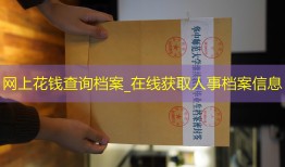 网上花钱查询档案_在线获取人事档案信息