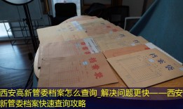 西安高新管委档案怎么查询_解决问题更快——西安高新管委档案快速查询攻略