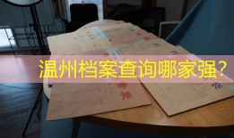 温州档案查询哪家强？