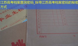 江苏高考档案查询密码_探寻江苏高考档案密码的秘密方式