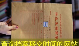 查询档案移交时间的网站