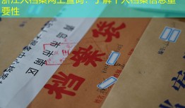 浙江人档案网上查询：了解个人档案信息重要性
