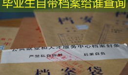 毕业生自带档案给谁查询