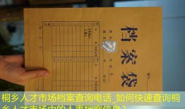 桐乡人才市场档案查询电话_如何快速查询桐乡人才市场中的人事档案信息？