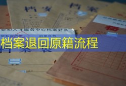 档案退回原籍流程