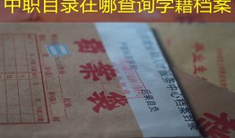 中职目录在哪查询学籍档案