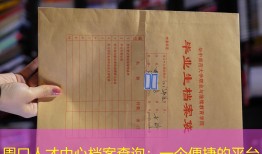 周口人才中心档案查询：一个便捷的平台