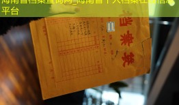 海南省档案查询网_海南省个人档案在线信息平台