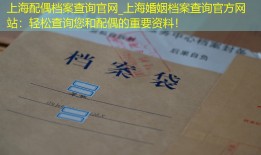 上海配偶档案查询官网_上海婚姻档案查询官方网站：轻松查询您和配偶的重要资料！