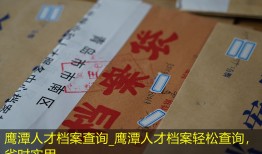 鹰潭人才档案查询_鹰潭人才档案轻松查询，省时实用