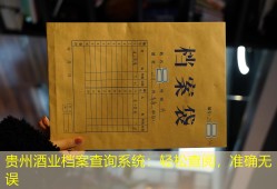 贵州酒业档案查询系统：轻松查阅，准确无误