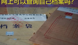 网上可以查询自己档案吗？