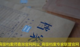高级档案师查询官网网址_高级档案专家联盟官网