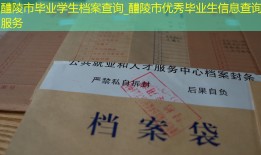 醴陵市毕业学生档案查询_醴陵市优秀毕业生信息查询服务