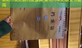 衡阳市衡阳县档案查询_衡阳市衡阳县文书查阅